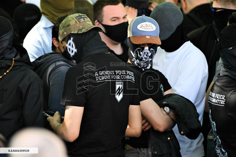 Neo-fascist March in Paris - France