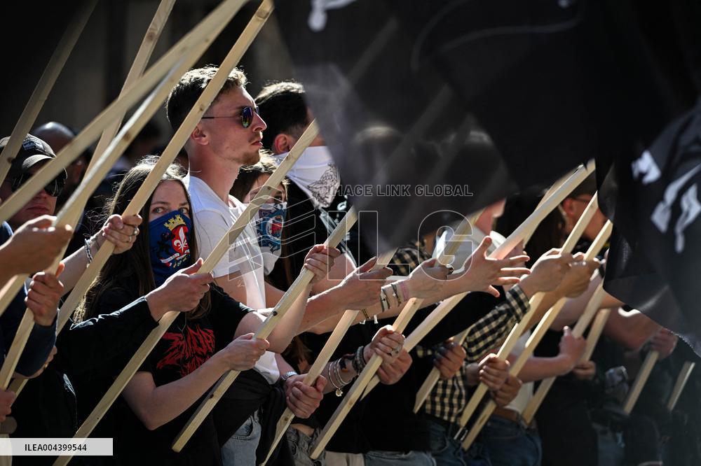 Neo-fascist March in Paris - France