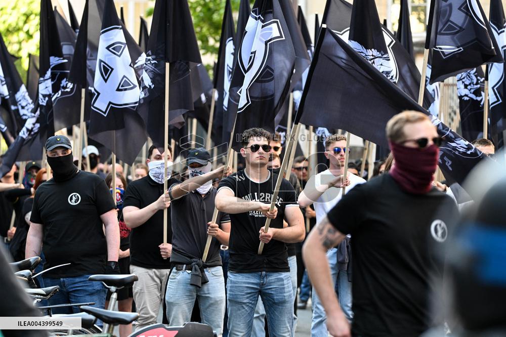 Neo-fascist March in Paris - France
