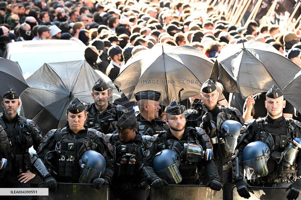 Neo-fascist March in Paris - France