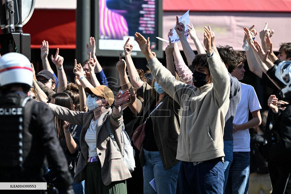 Neo-fascist March in Paris - France