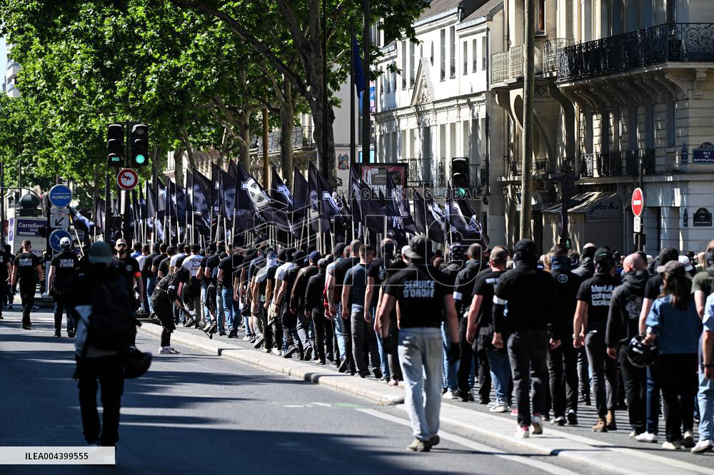 Neo-fascist March in Paris - France