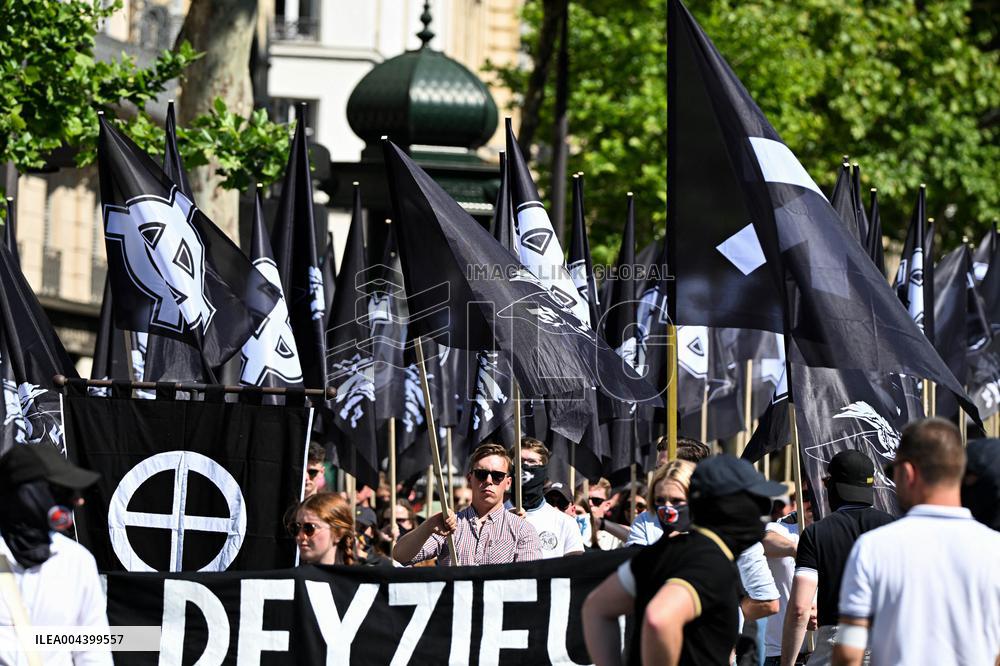 Neo-fascist March in Paris - France