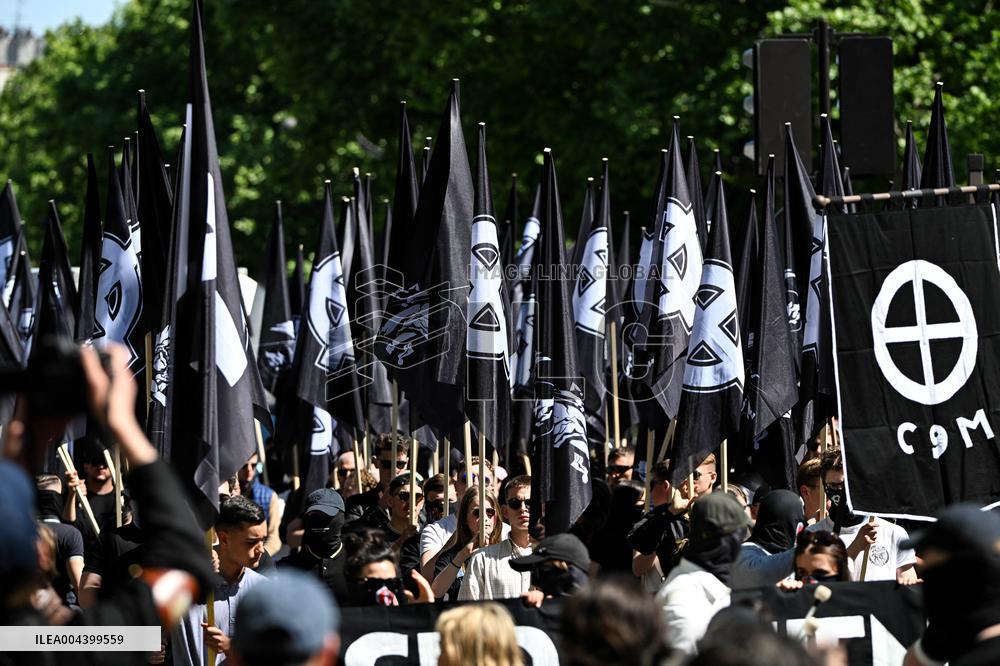 Neo-fascist March in Paris - France