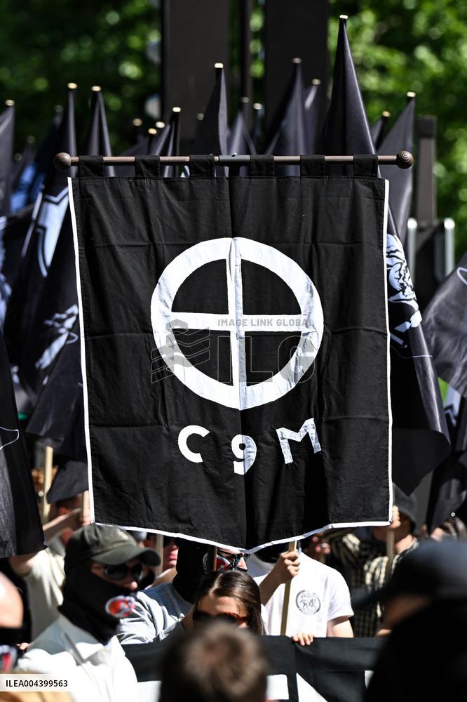 Neo-fascist March in Paris - France