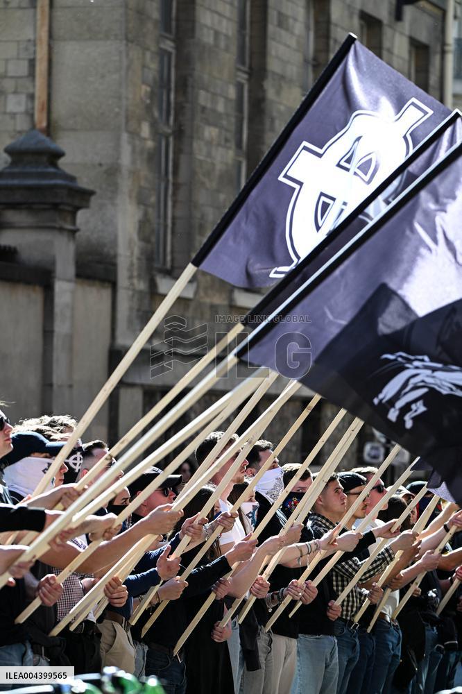 Neo-fascist March in Paris - France