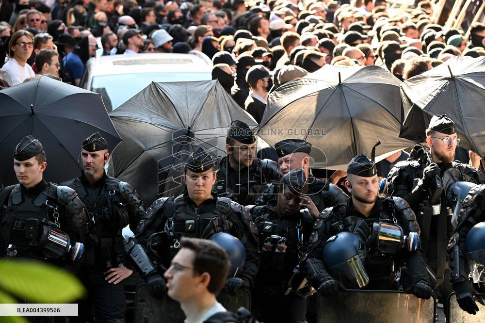 Neo-fascist March in Paris - France
