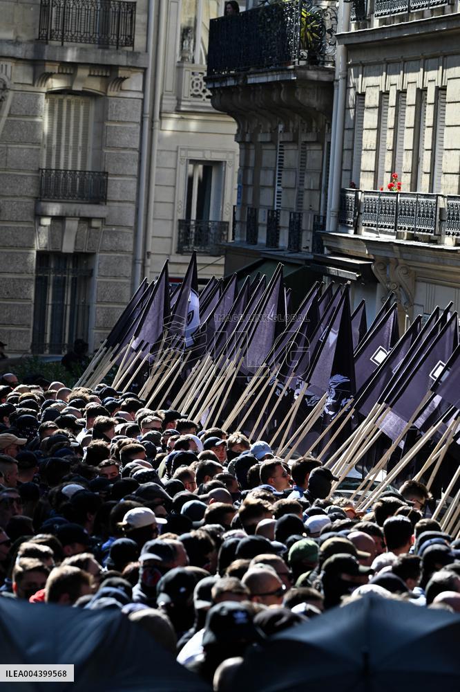 Neo-fascist March in Paris - France