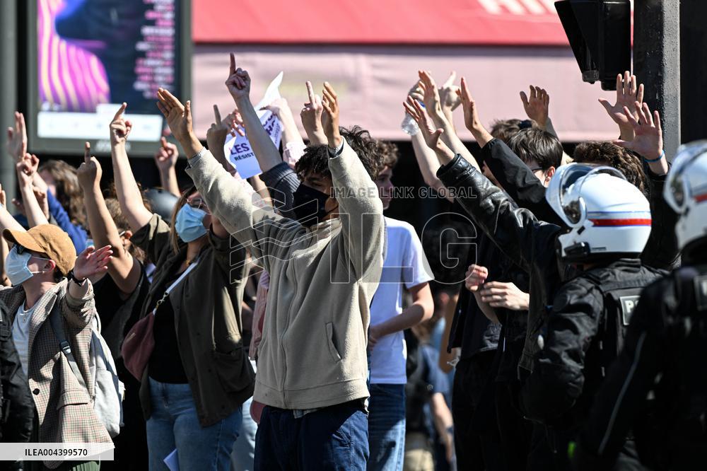 Neo-fascist March in Paris - France