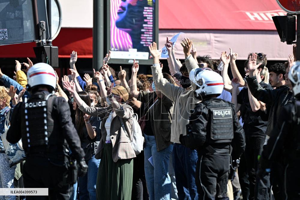 Neo-fascist March in Paris - France