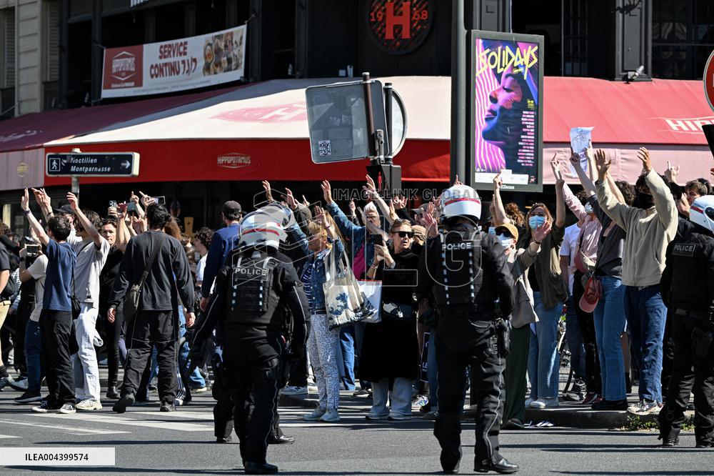 Neo-fascist March in Paris - France