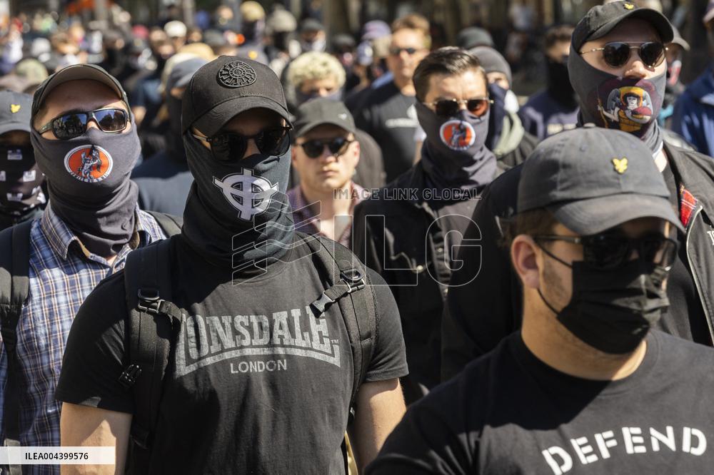 Neo-fascist March in Paris - France
