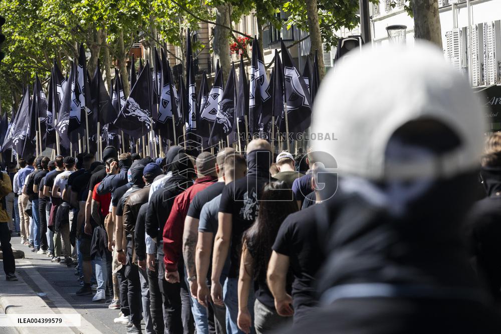 Neo-fascist March in Paris - France