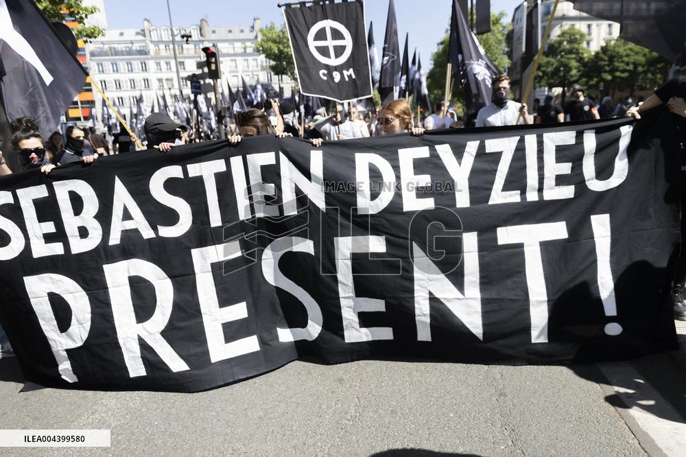 Neo-fascist March in Paris - France