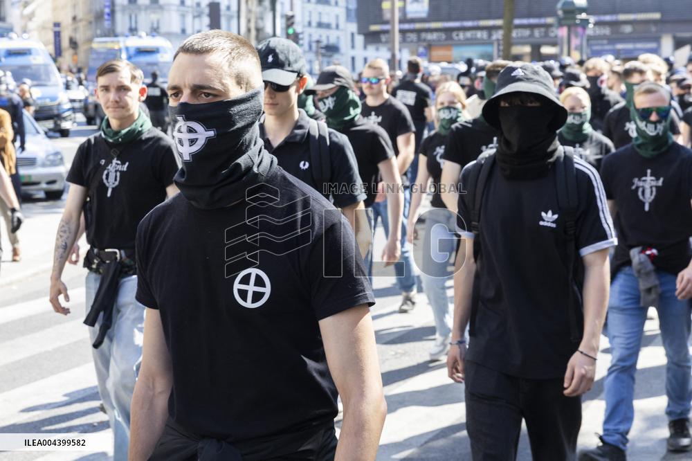 Neo-fascist March in Paris - France