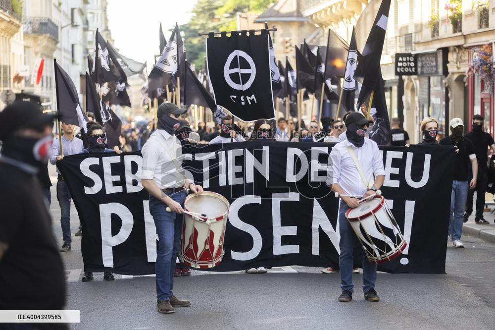 Neo-fascist March in Paris - France