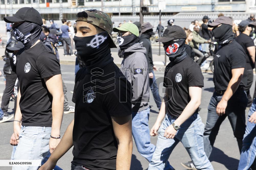 Neo-fascist March in Paris - France