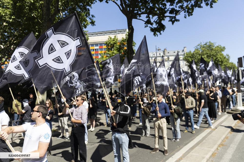 Neo-fascist March in Paris - France