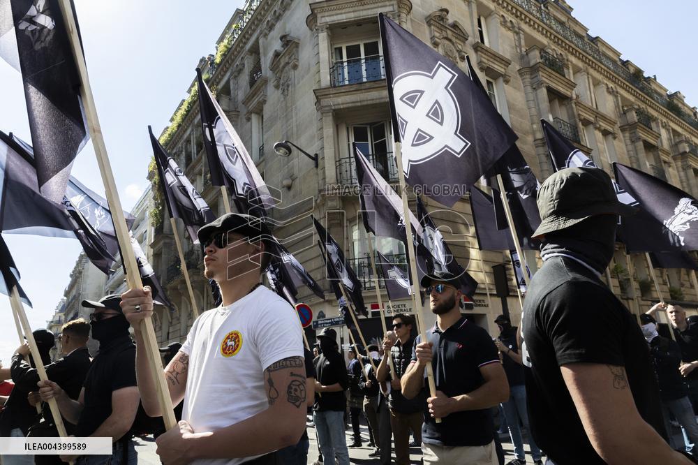 Neo-fascist March in Paris - France