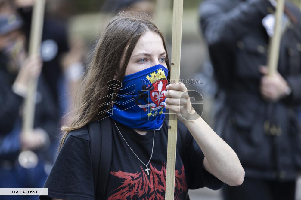 Neo-fascist March in Paris - France