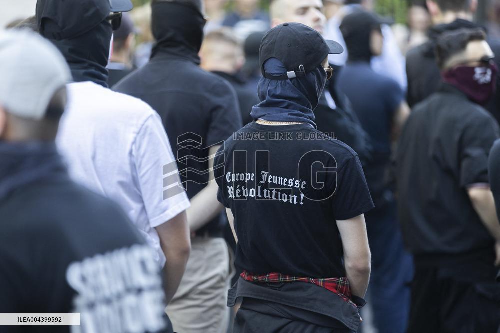 Neo-fascist March in Paris - France