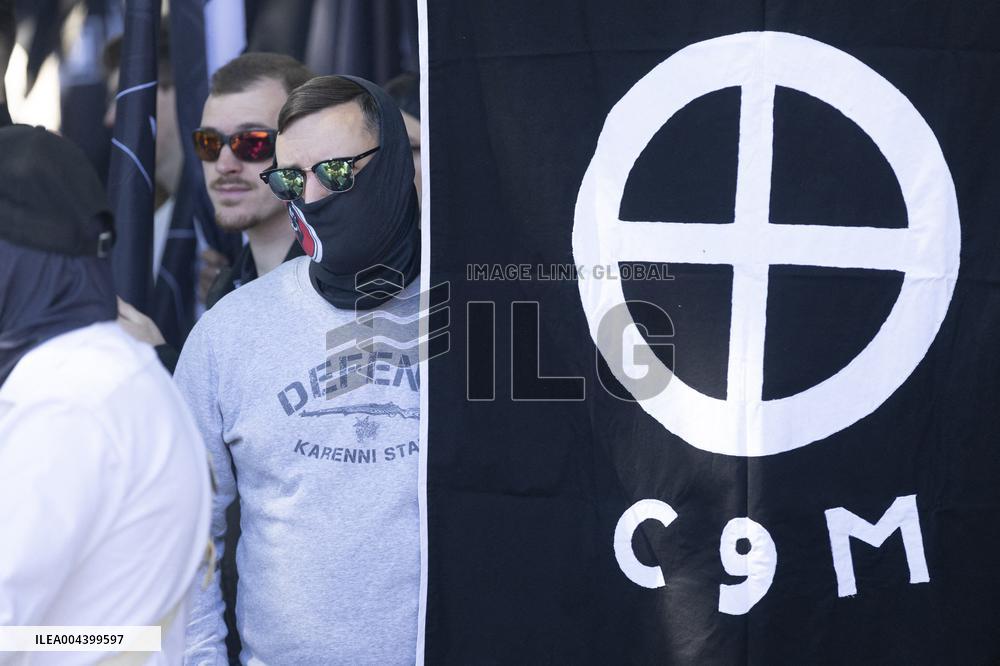 Neo-fascist March in Paris - France