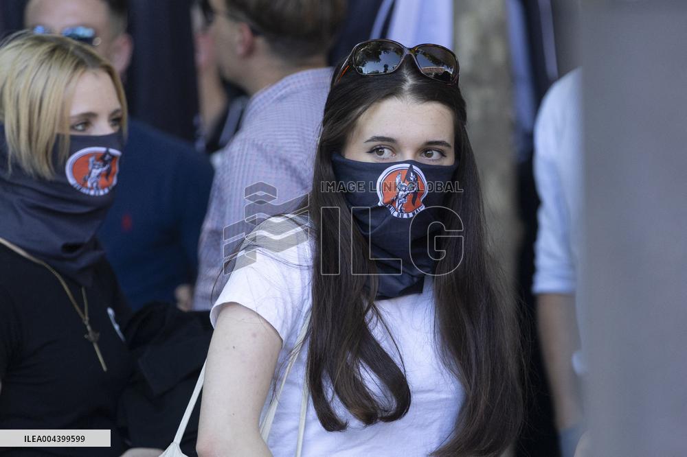 Neo-fascist March in Paris - France