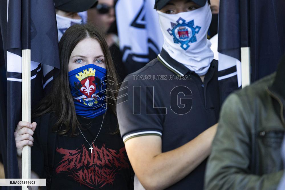 Neo-fascist March in Paris - France