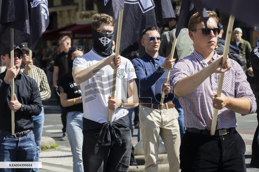 Neo-fascist March in Paris - France