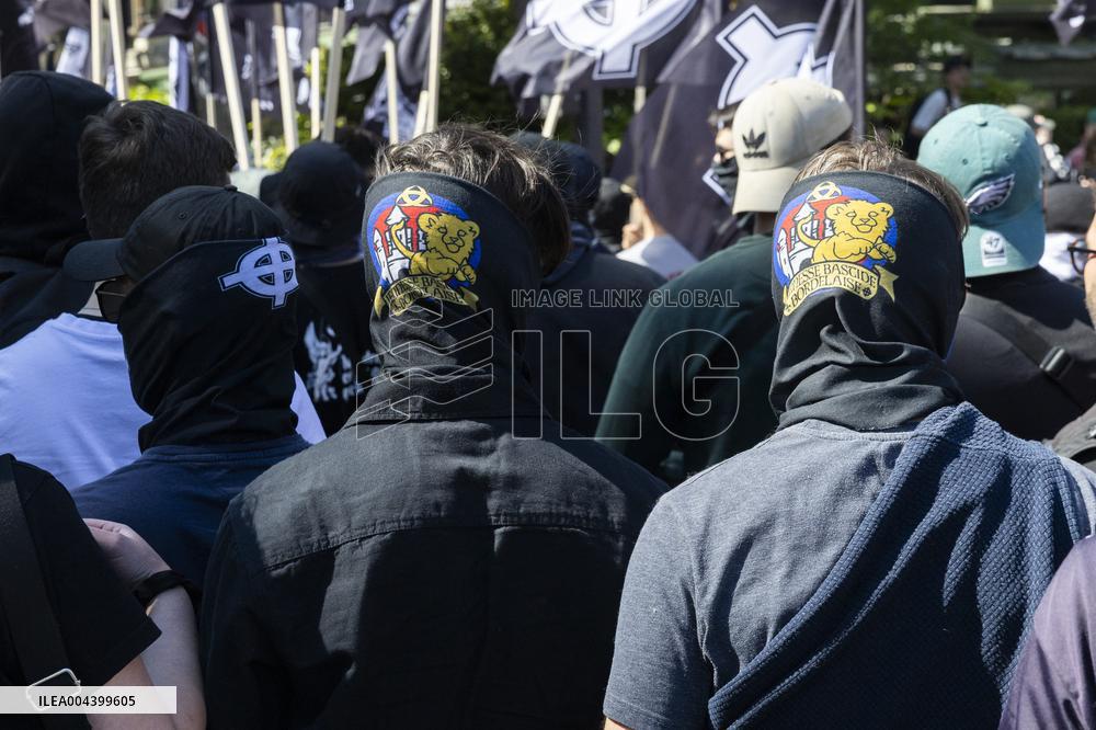 Neo-fascist March in Paris - France