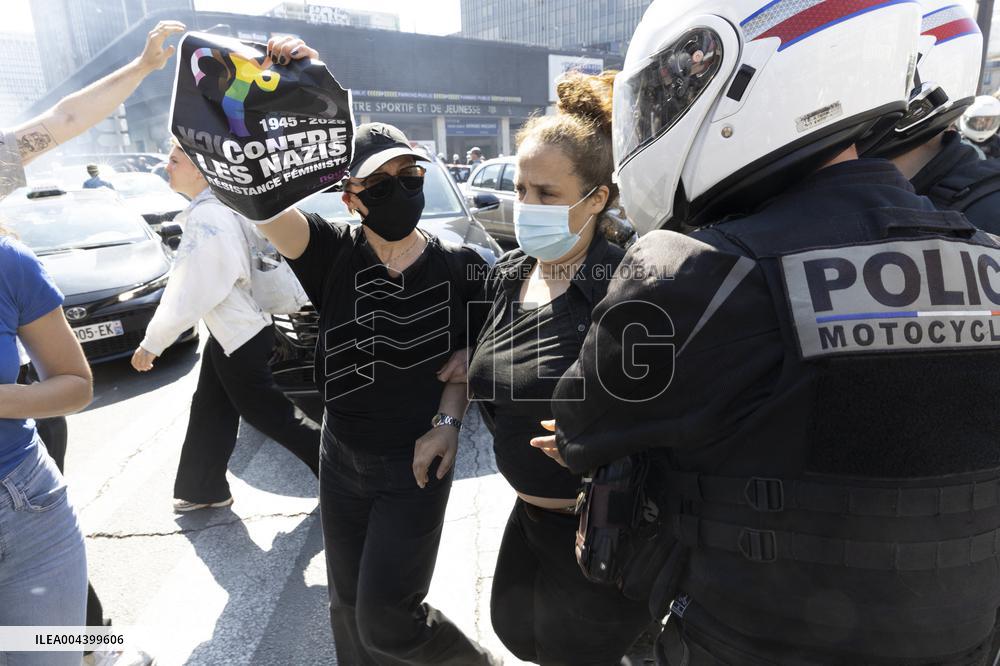 Neo-fascist March in Paris - France