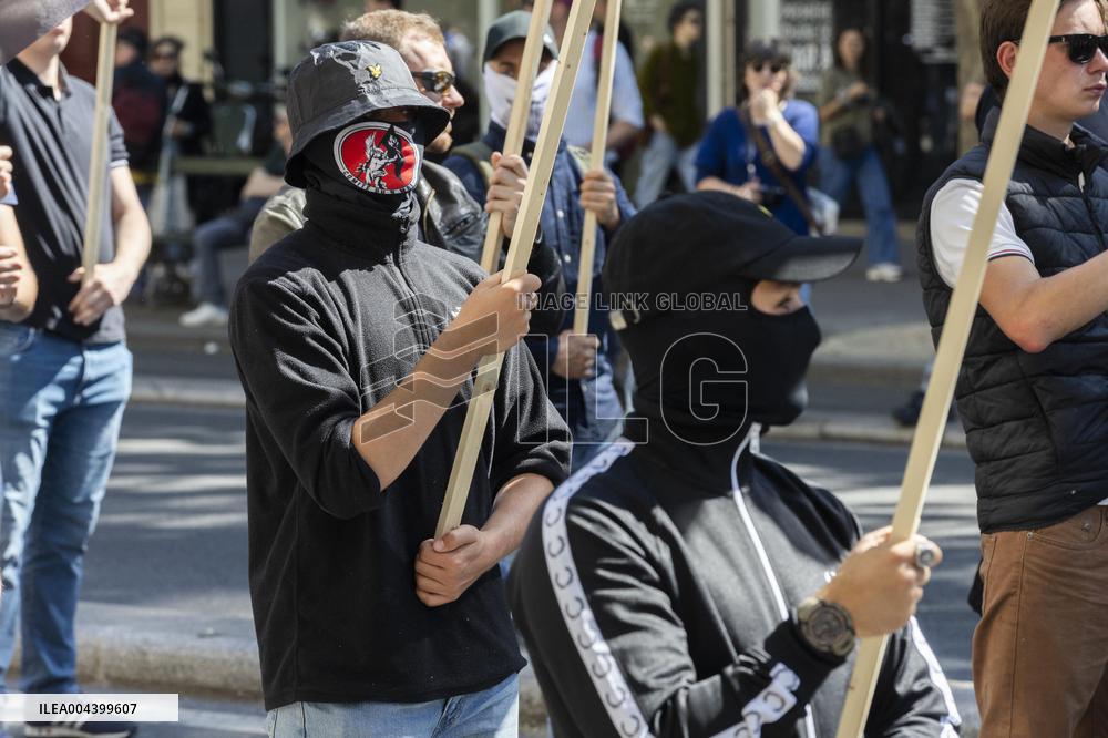Neo-fascist March in Paris - France