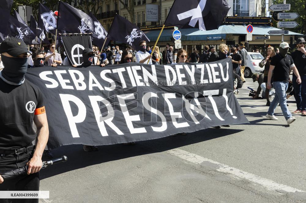 Neo-fascist March in Paris - France