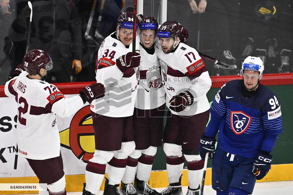 ICE HOCKEY WC FRANCE-LATVIA