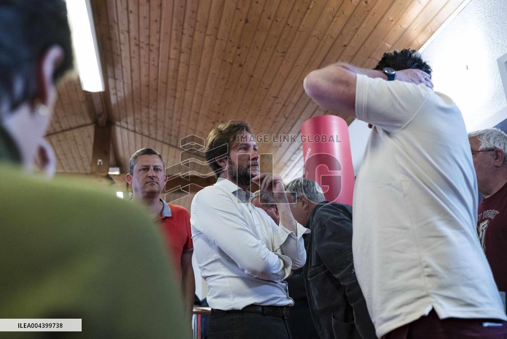 Boris Vaillaut Press Conference in Perigueux