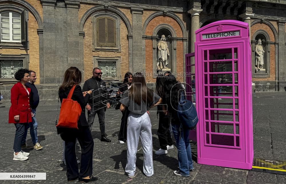 Ed Sheeran s Song Booth in Piazza Del Plebiscito - Naples