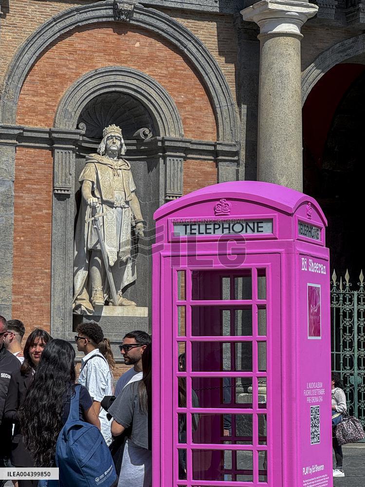Ed Sheeran s Song Booth in Piazza Del Plebiscito - Naples