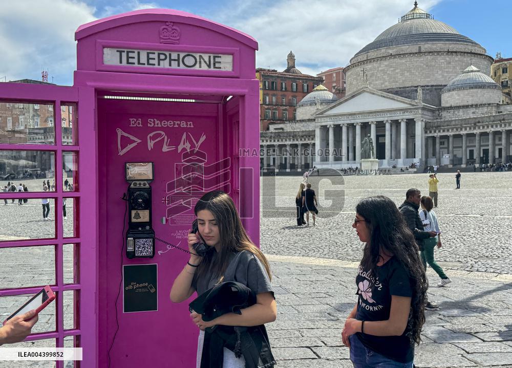 Ed Sheeran s Song Booth in Piazza Del Plebiscito - Naples