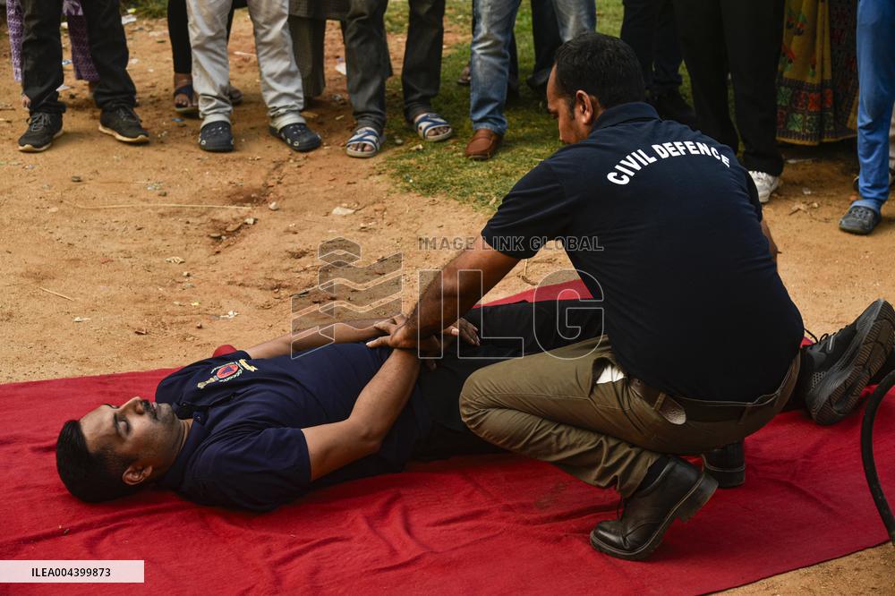Civil Defence Drill In India