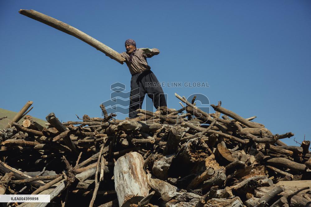 Charcoal Production in Bukan - Iran