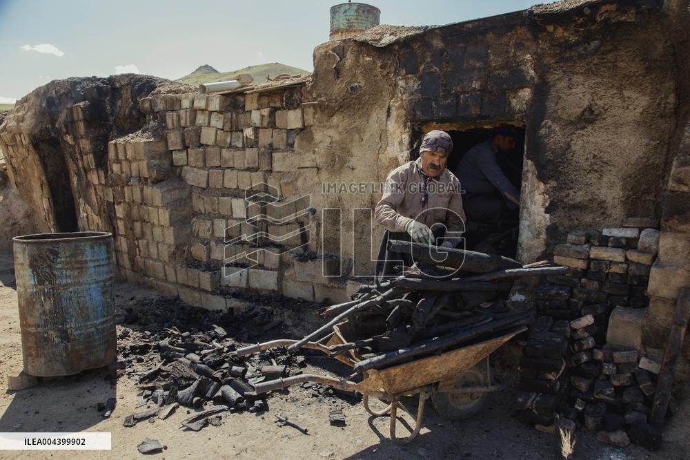 Charcoal Production in Bukan - Iran