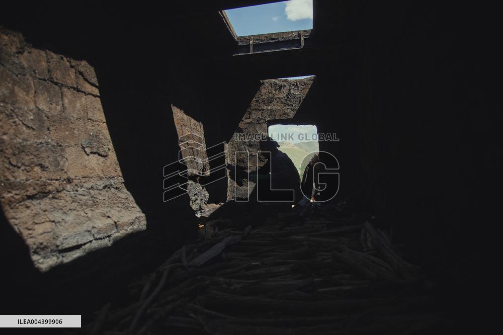 Charcoal Production in Bukan - Iran
