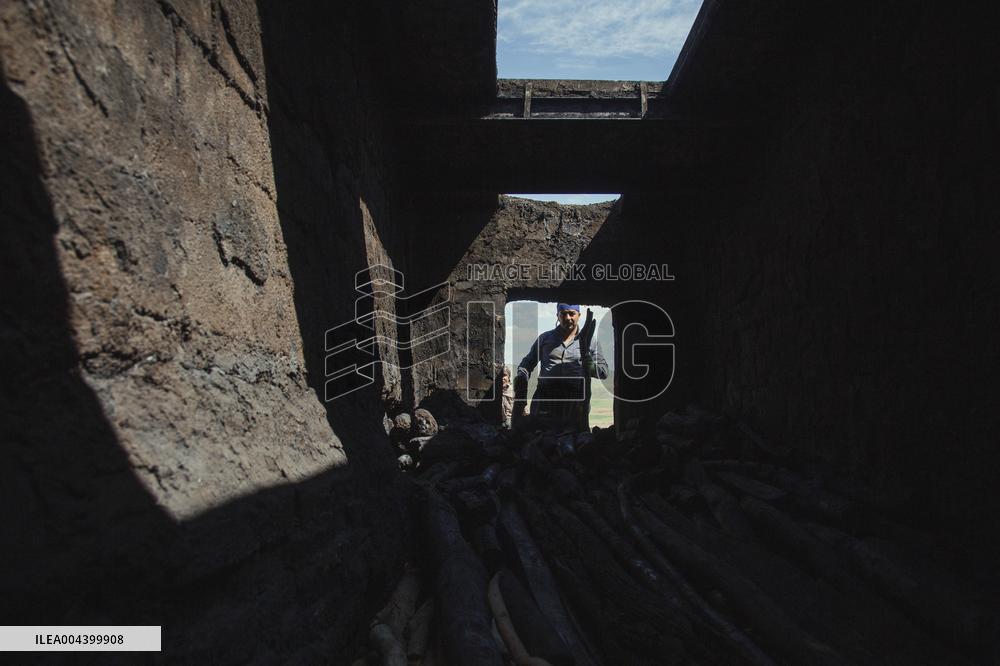 Charcoal Production in Bukan - Iran