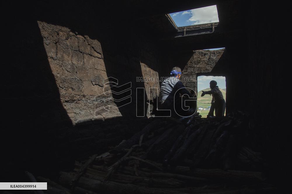 Charcoal Production in Bukan - Iran