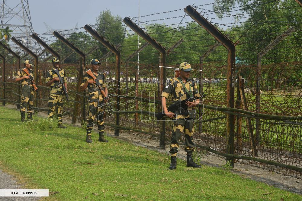 India Bangladesh Border Patrols Intensify - India
