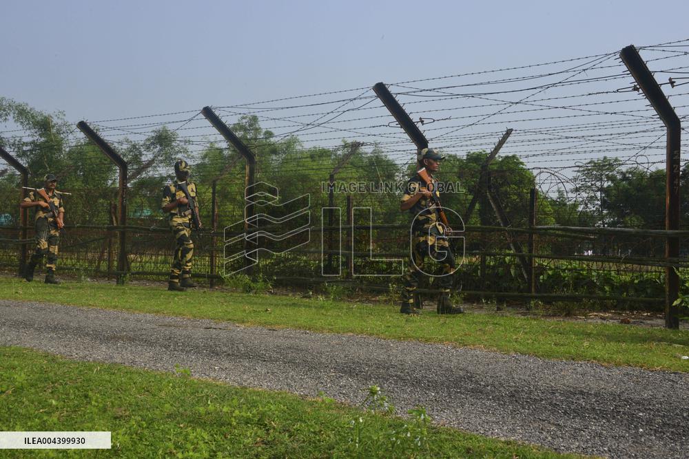 India Bangladesh Border Patrols Intensify - India