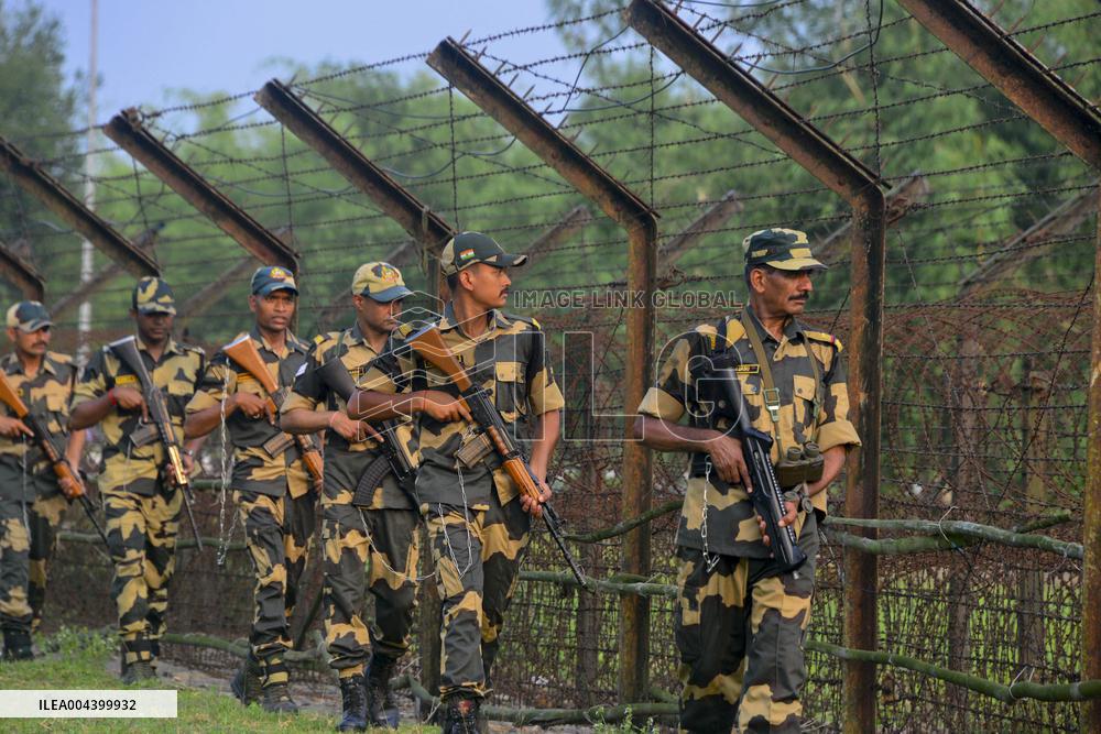 India Bangladesh Border Patrols Intensify - India