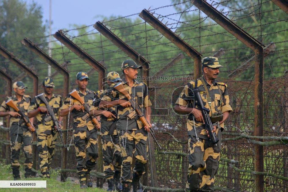 India Bangladesh Border Patrols Intensify - India
