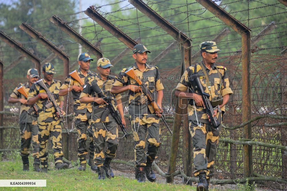 India Bangladesh Border Patrols Intensify - India