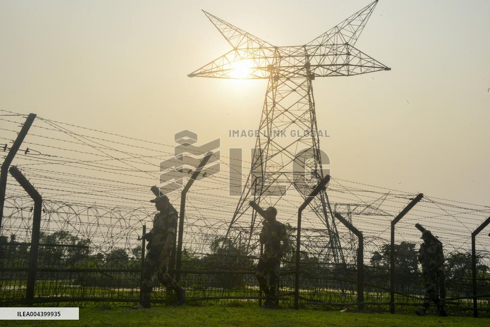 India Bangladesh Border Patrols Intensify - India